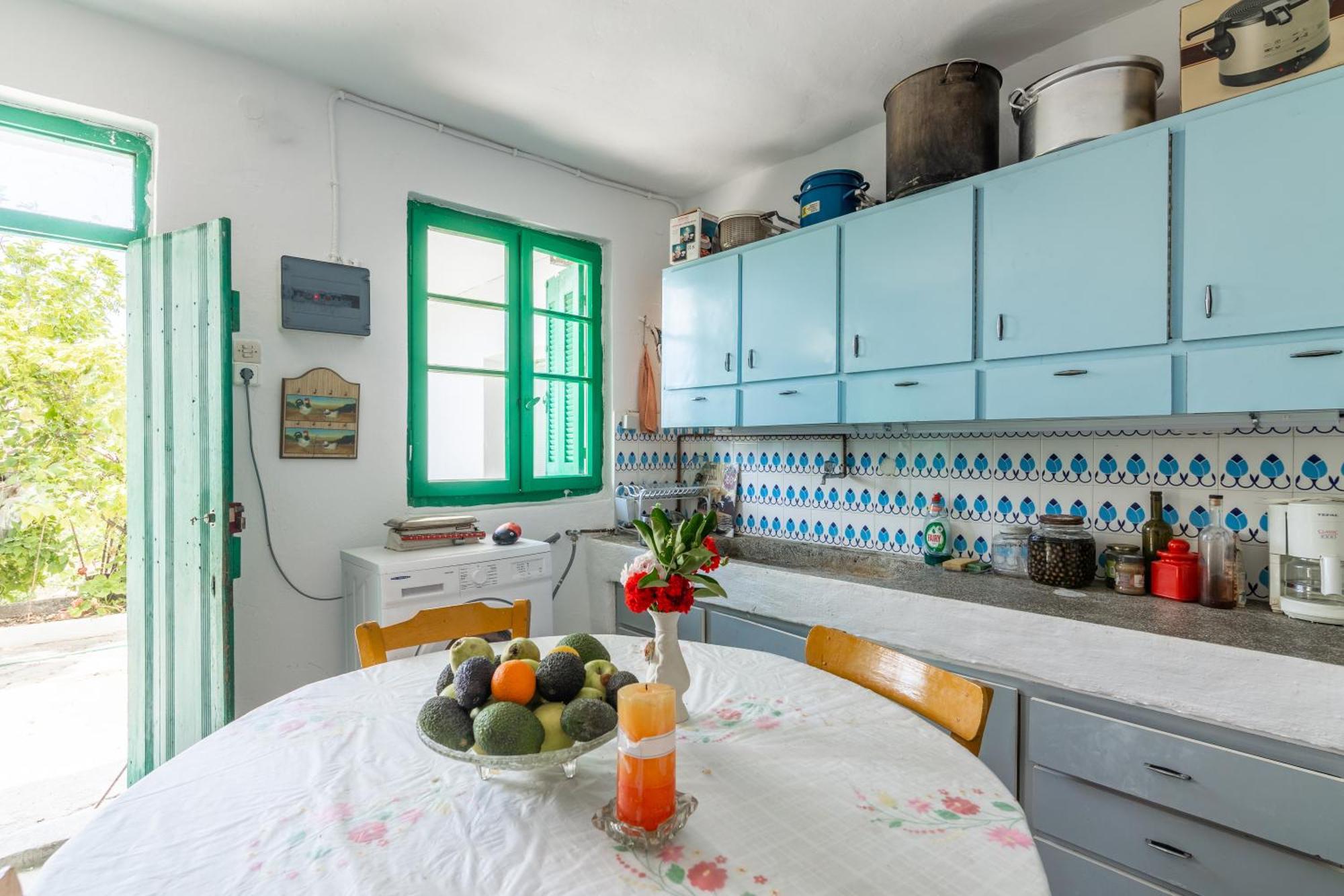 La Maison Bleue Zarós Extérieur photo